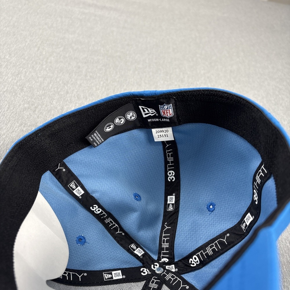 Detroit Lions New Era 39Thirty Medium_Large Size Side Line Collection Blue Color - Picture 10 of 10